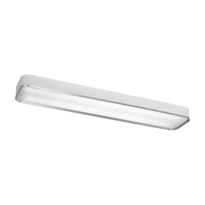 Kichler Lighting Pira Collection 2-light Brushed Aluminum Linear Ceiling Mount