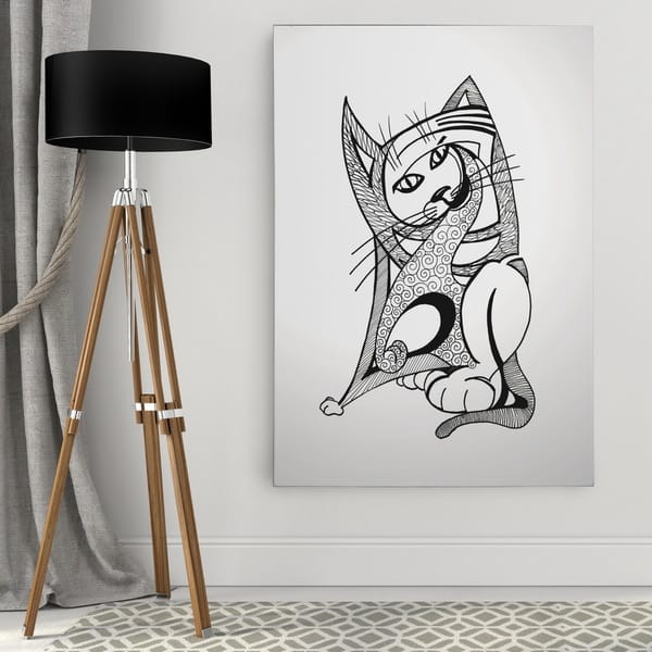 Dmitry Andruz 'Abstract Cat' Wall Art On Canvas Bed Bath & Beyond