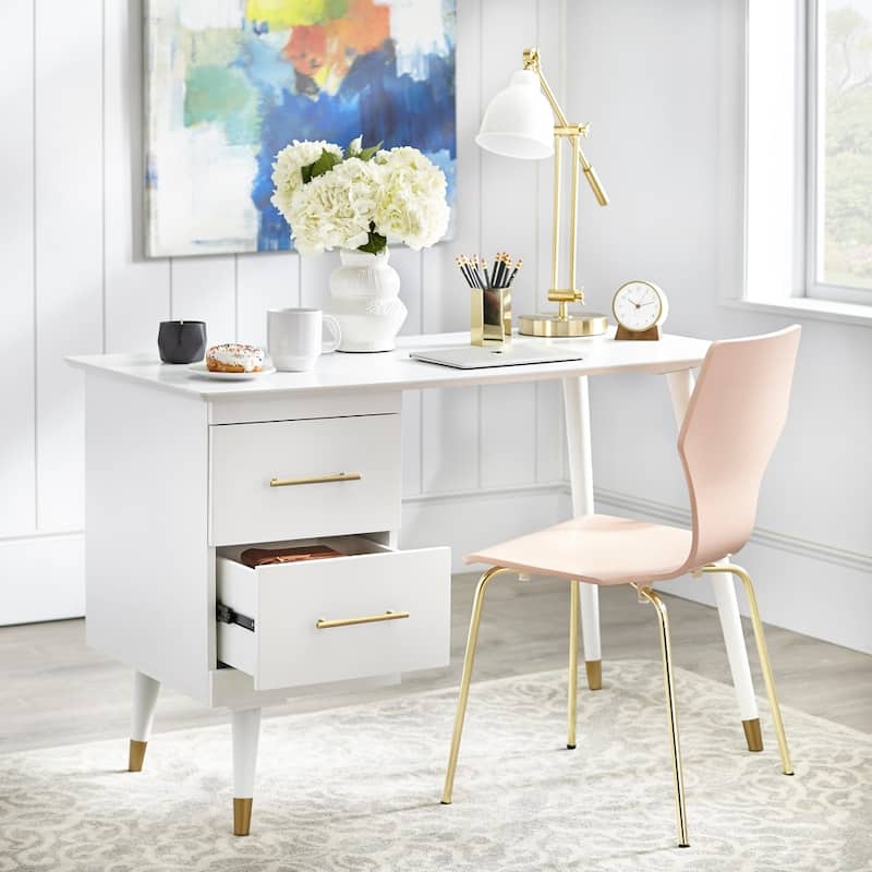angelo:HOME Leon Mid-Century Desk - White