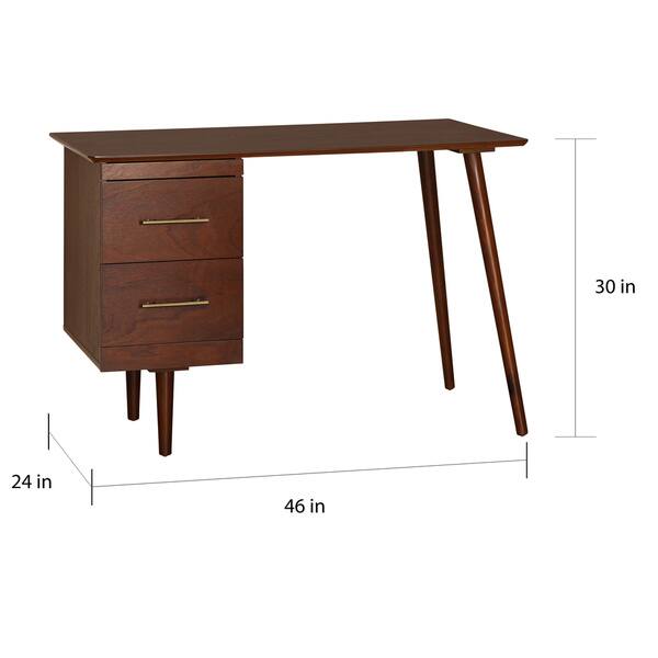 dimension image slide 1 of 2, angelo:HOME Leon Mid-Century Desk