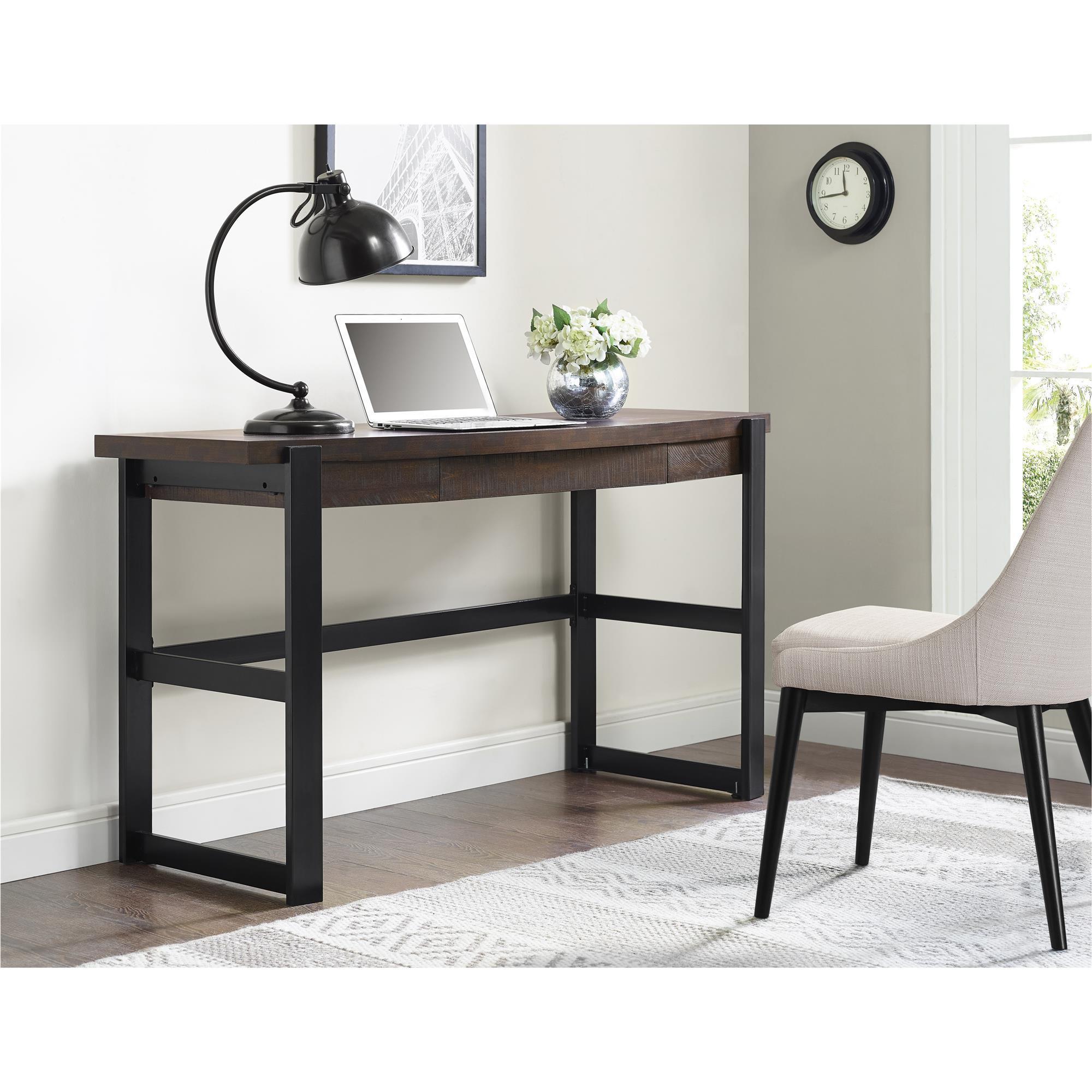 Shop Ameriwood Home Castling Espresso/ Black Desk - Free Shipping On ...