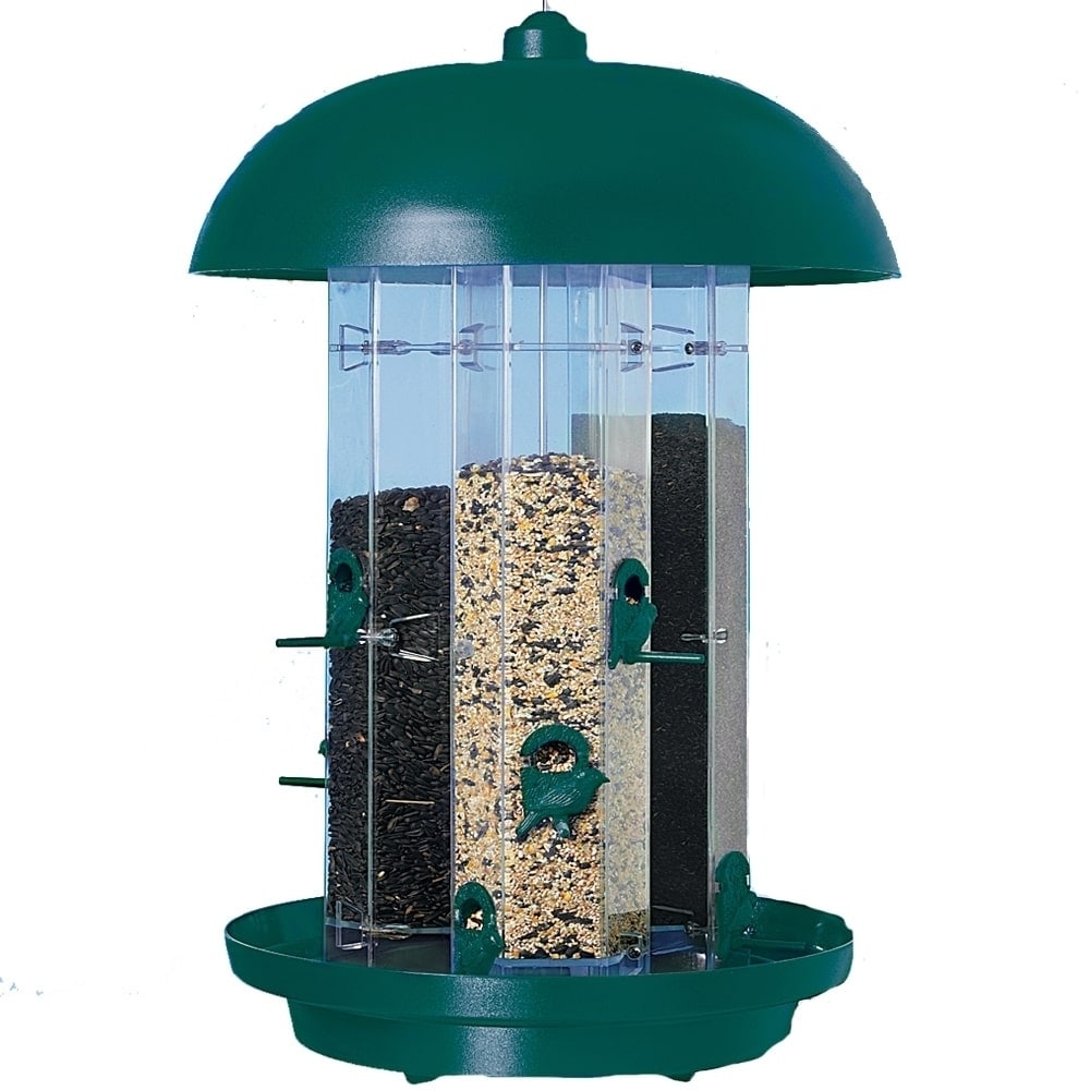 SuperFeeder Green/Clear Plastic/Aluminum Bird Feeder Green, Clear eBay