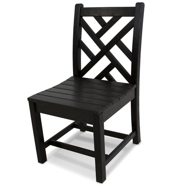 Shop POLYWOOD Chippendale Outdoor Dining Side Chair - Free ...