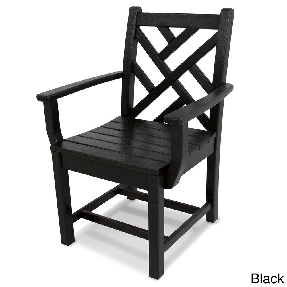 Polywood Chippendale Outdoor Dining Arm Chair Outdoor Dining Arm Chair