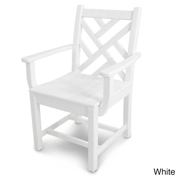 Polywood Chippendale Outdoor Dining Arm Chair Outdoor Dining Arm Chair