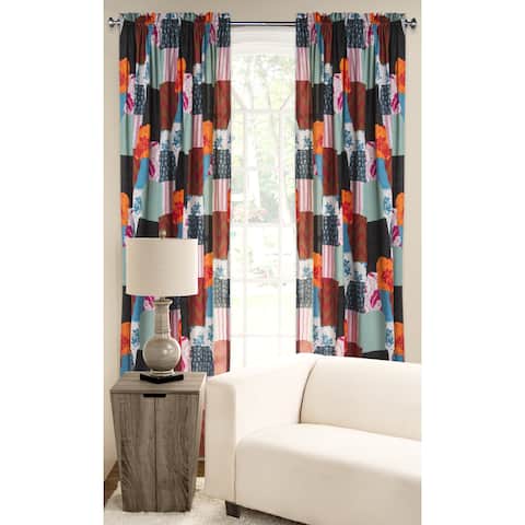 SIScovers Boho Polyester Blend Window Curtain Panel