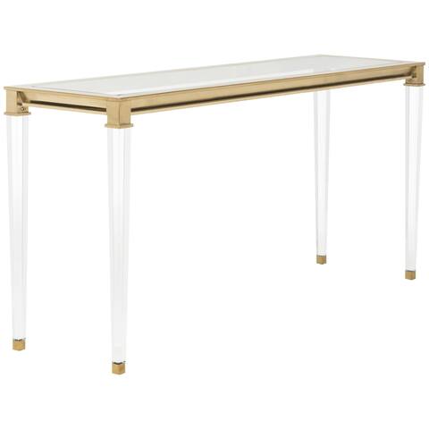 SAFAVIEH Couture High Line Collection Charleston Acrylic Console Table - 66" W x 18.3" L x 32" H
