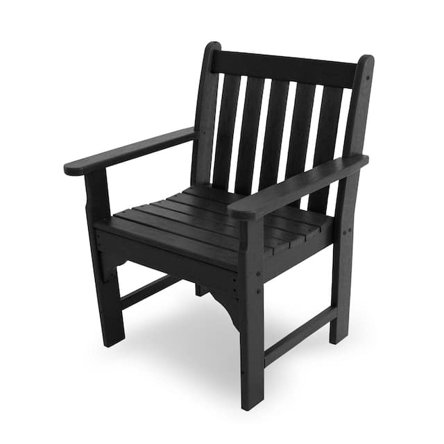 POLYWOOD Vineyard Outdoor Arm Chair - Black