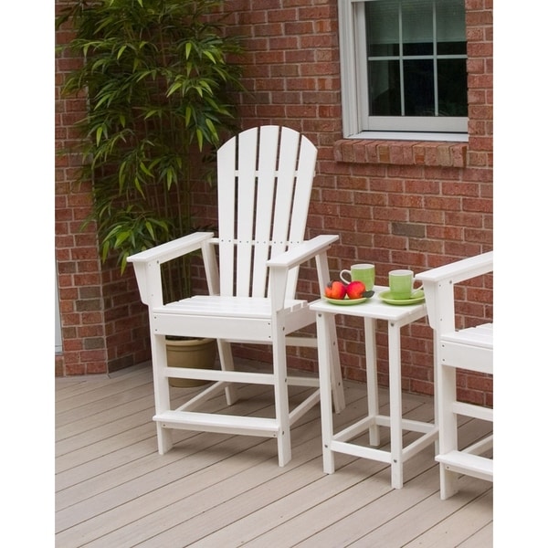 Polywood South Beach Outdoor Adirondack Counter Chair Free Polywood South Beach Outdoor Adirondack Counter Chair
