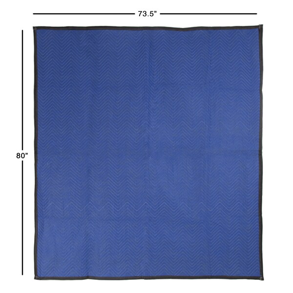Moving Blanket for Protecting Furniture Heavy Duty Recycled Cotton Padded Tarp, 