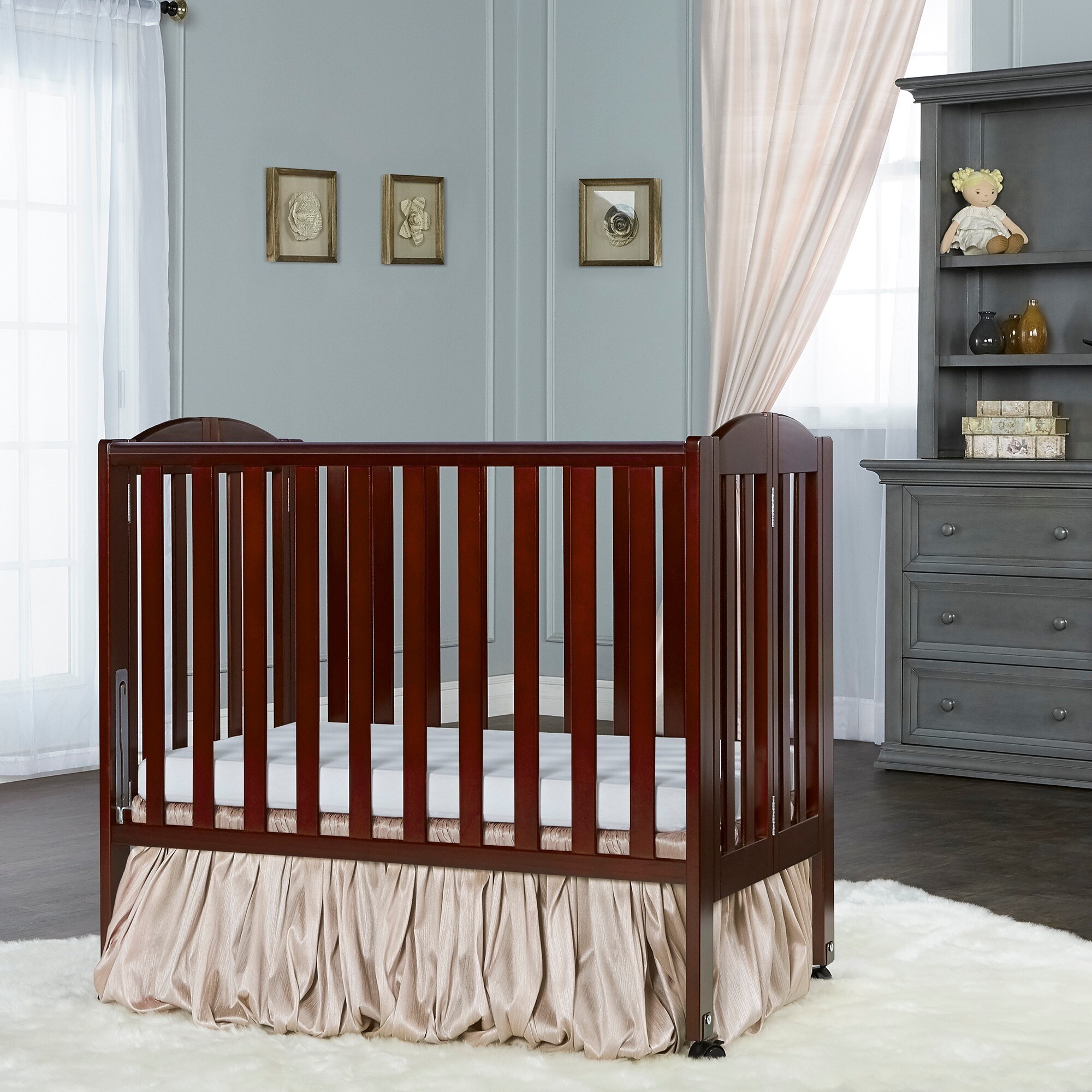 dream on me 2 in 1 folding crib