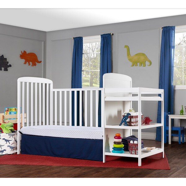 Cot and best sale change table combo