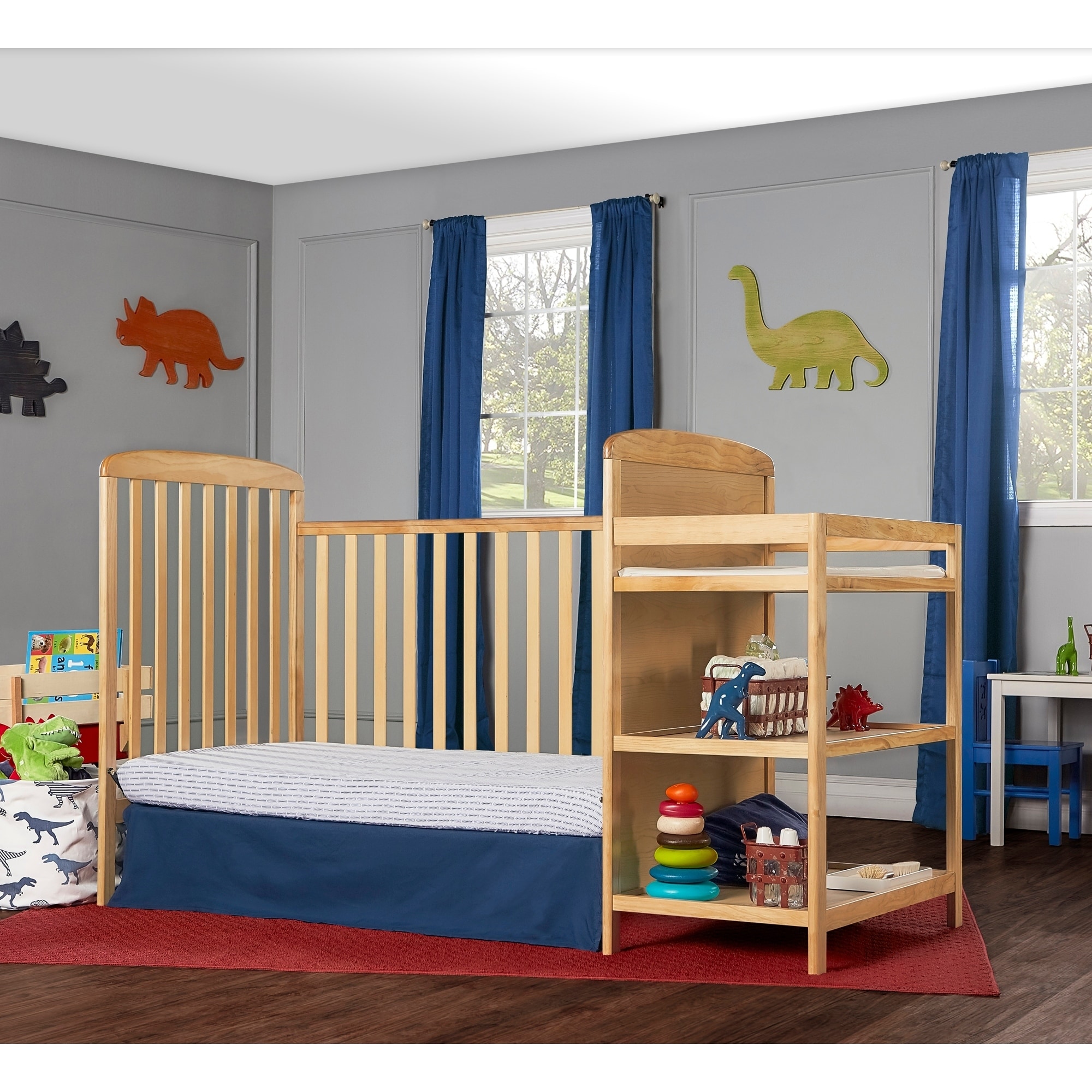 Dream On Me Anna 4 in 1 Full Size Crib and Changing Table Combo Natural Bed Bath Beyond 13804857