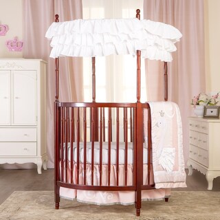 Dream On Me, Sophia Posh Circular Crib - Espresso