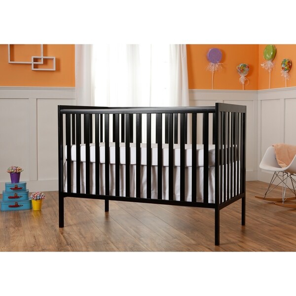 dream on me kaylin 5 in 1 convertible crib black