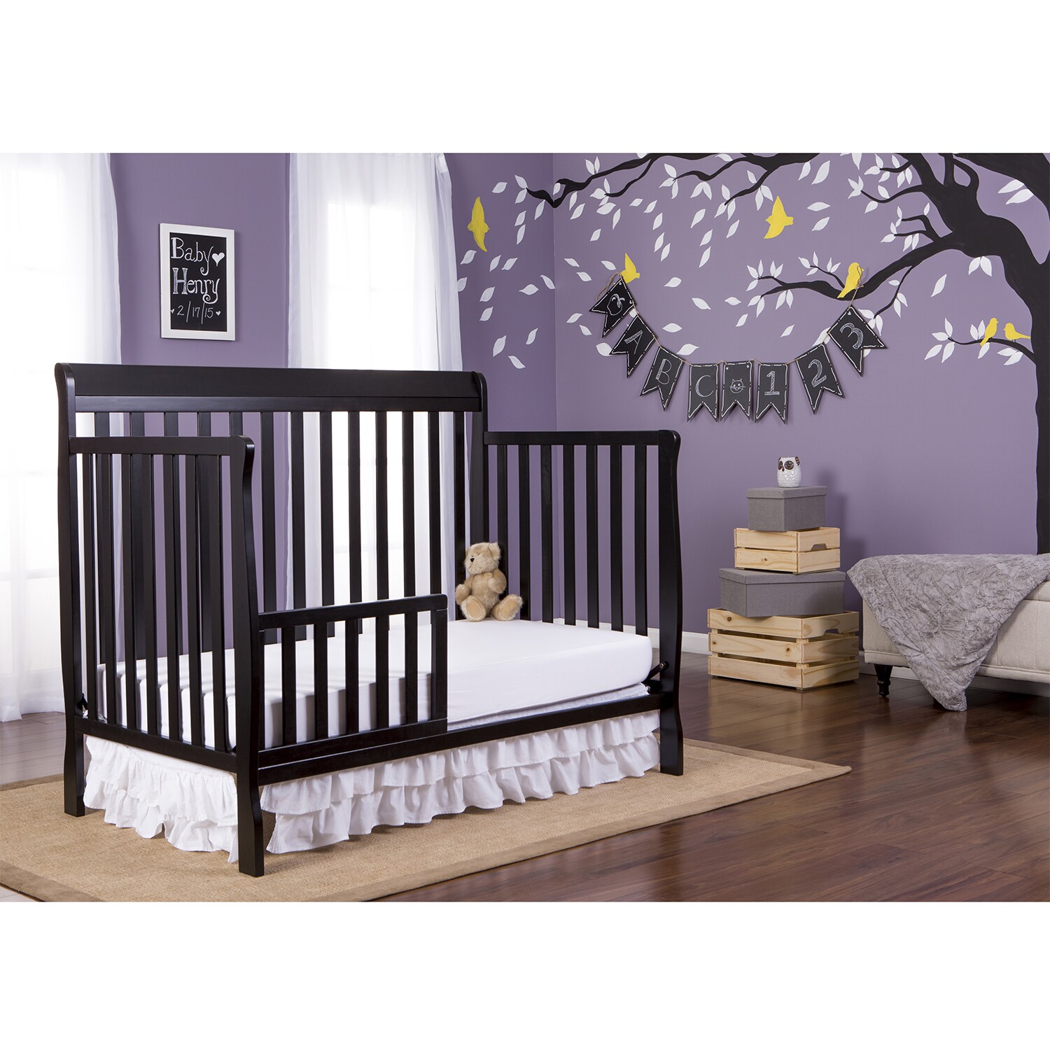 dream on me violet crib conversion kit
