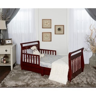 Dream On Me, Sleigh Toddler Bed w/ Storage Drawers