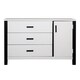 preview thumbnail 2 of 1, Dream On Me Cafeina White Wood 3-drawer Dresser Combo