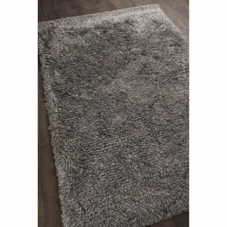 Artist's Loom Hand-woven Contemporary Abstract Pattern Shag Rug (5'x7'6 ...
