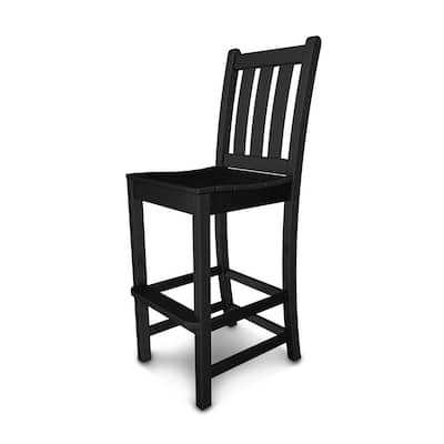 POLYWOOD Traditional Garden Bar Side Chair