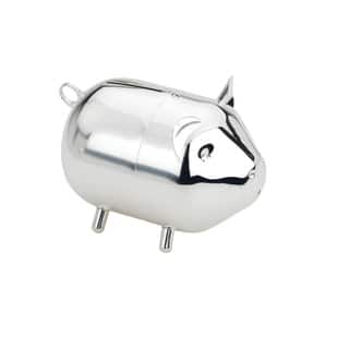 Reed And Barton Lunt Silvertone Metal Piggy Bank