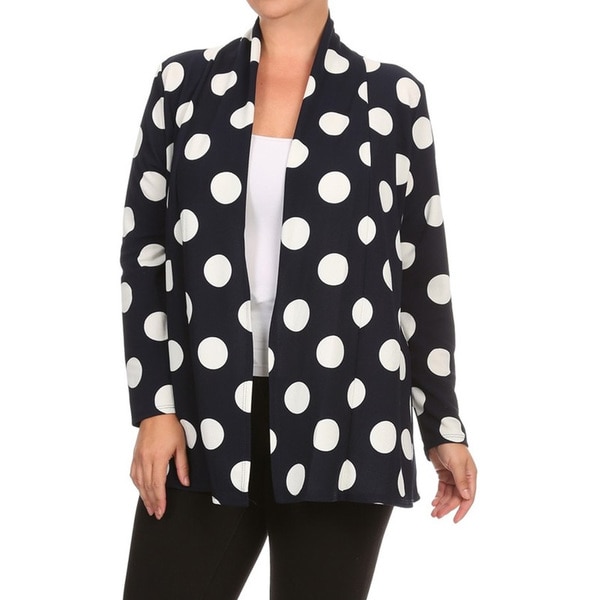 polka dot cardigan women's