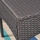 preview thumbnail 17 of 19, Cancun Outdoor 4-piece Wicker Chat Set by Christopher Knight Home