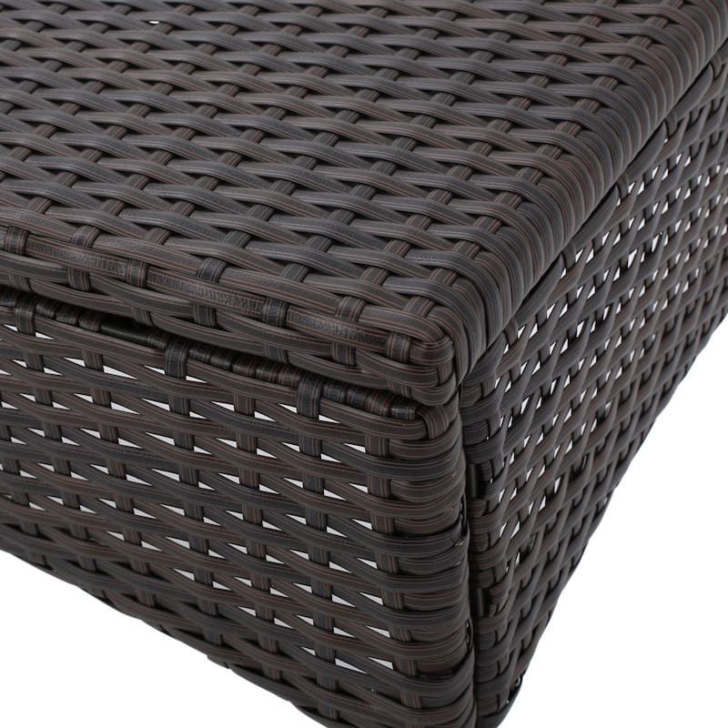Cancun Outdoor 4-piece Wicker Chat Set by Christopher Knight Home