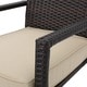 preview thumbnail 5 of 18, Cancun Outdoor 4-piece Wicker Chat Set by Christopher Knight Home