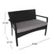 preview thumbnail 20 of 18, Cancun Outdoor 4-piece Wicker Chat Set by Christopher Knight Home
