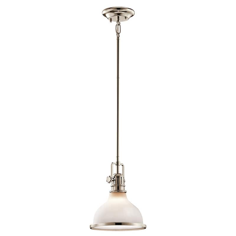 Kichler Lighting Hatteras Bay Collection 1-light Polished Nickel Mini Pendant