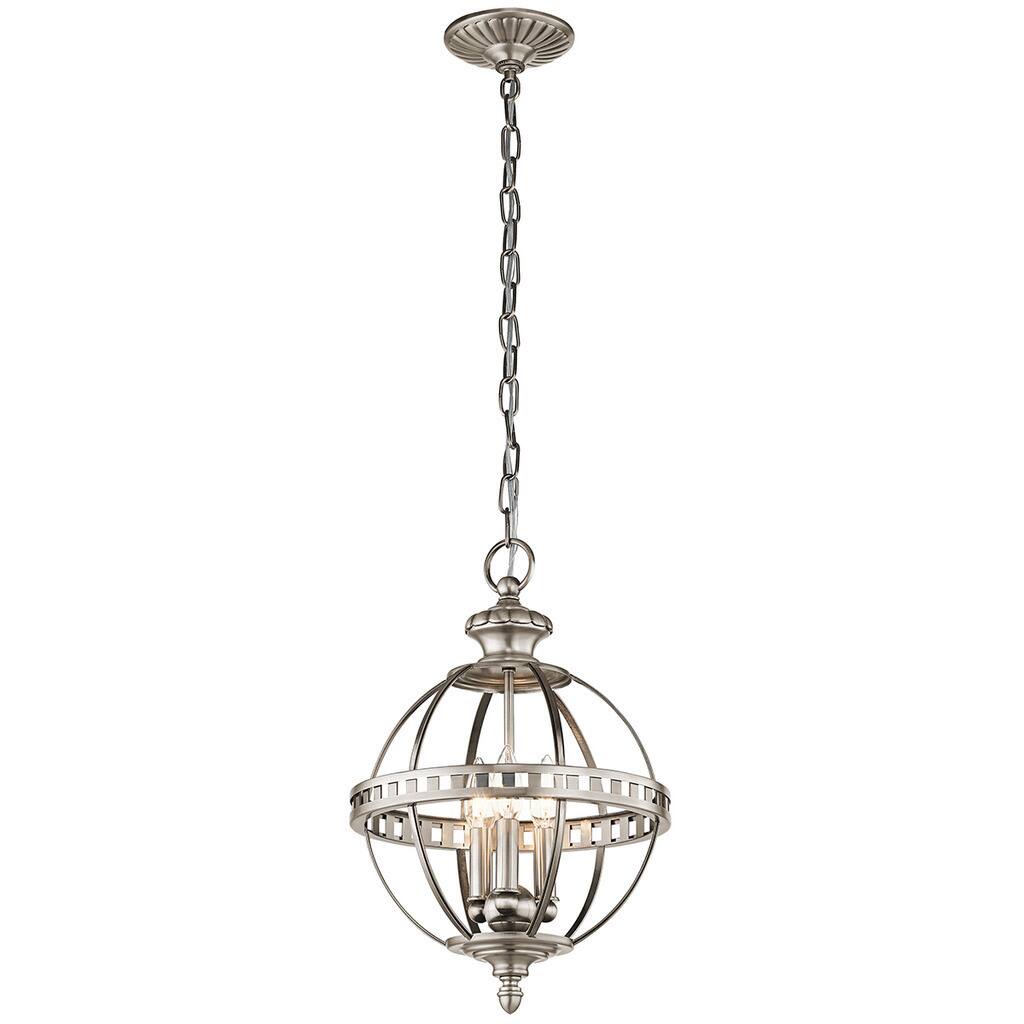 Kichler Lighting Halleron Collection 3-light Classic Pewter Pendant