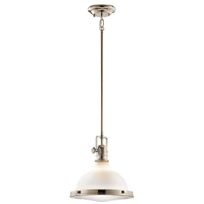 Kichler Lighting Hatteras Bay Collection 1-light Polished Nickel Pendant
