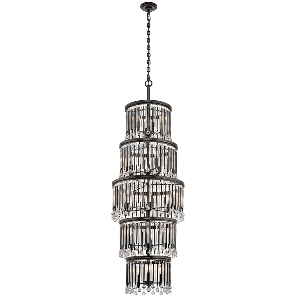 Kichler Lighting Piper Collection 18-light Espresso Chandelier - Chandeliers For Bedrooms by Overstock.com