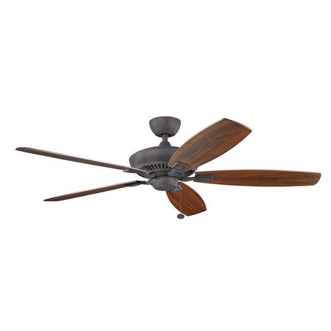 Kichler Lighting Canfield Collection 60-inch Distressed Black Ceiling Fan