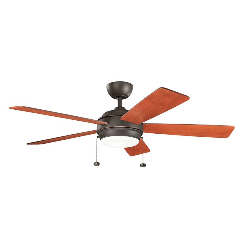 Kichler Lighting Starkk Olde Bronze 52-inch LED Ceiling Fan