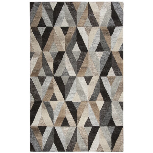Rizzy Home Suffolk Grey Wool Hand Tufted Rug 5 X 8 On Rizzy Home Suffolk Grey Wool Hand Tufted Rug 5 X27