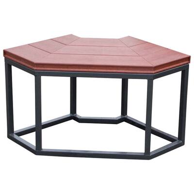 Smoke Synthetic Material Corner Spa Bench