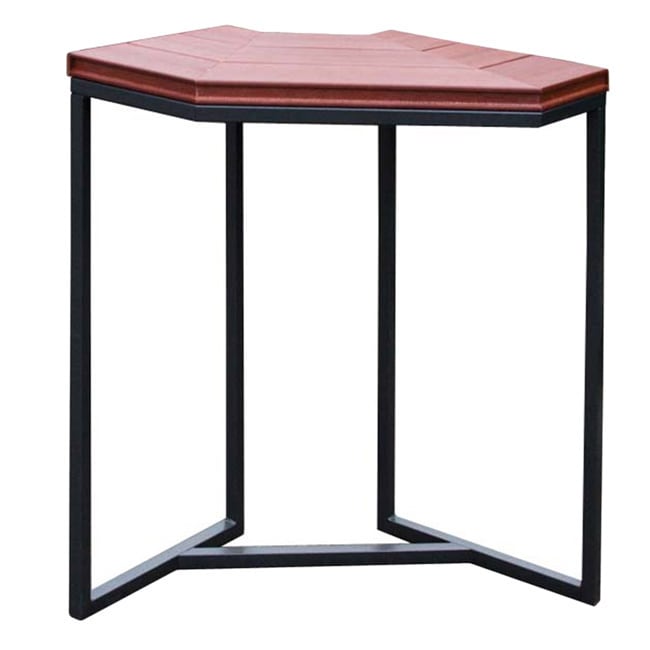 Cal Flame Red/Black Plastic/Metal Corner Spa Bar