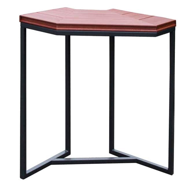 Cal Flame Red/Black Plastic/Metal Corner Spa Bar