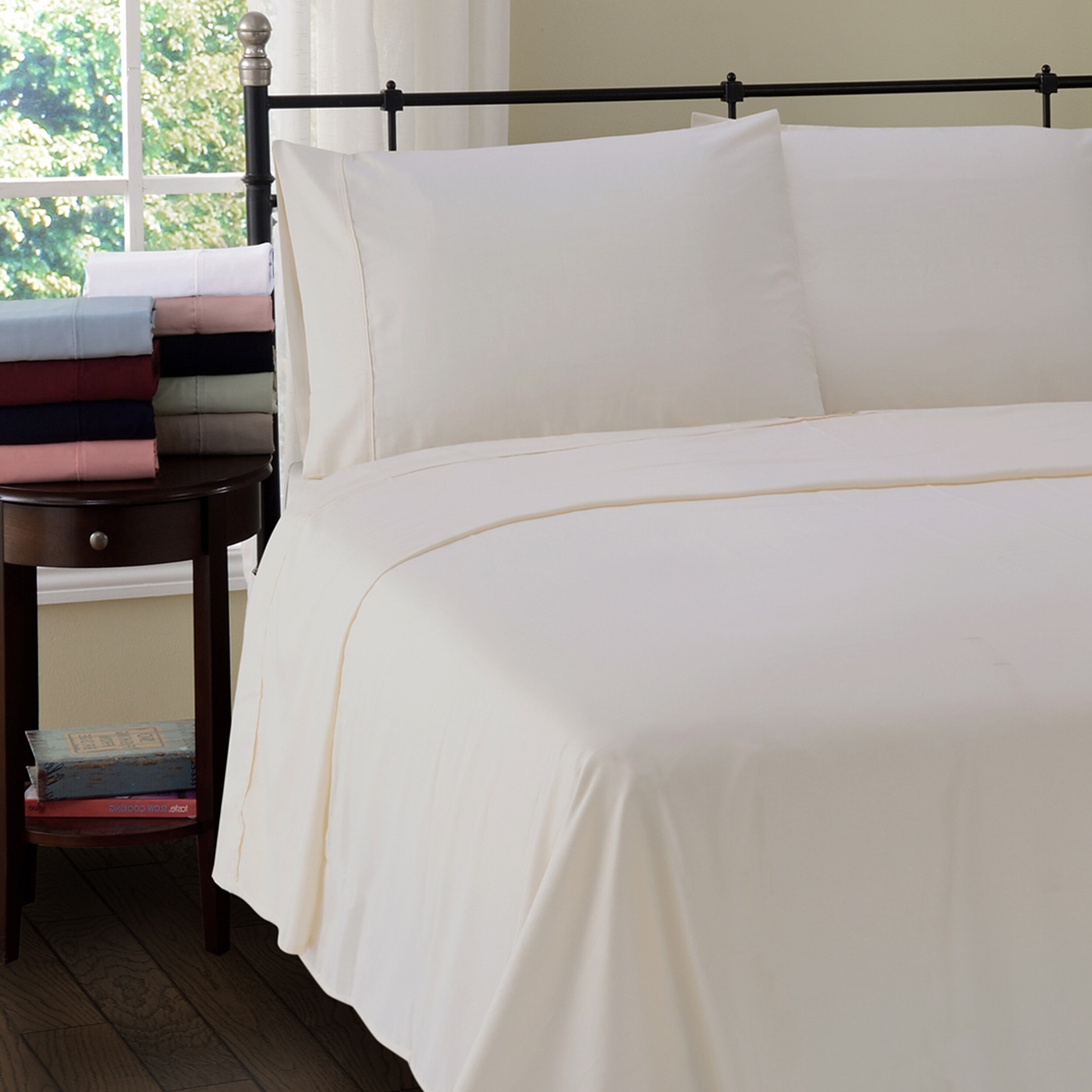 Superior 300 Thread Count Cotton Wrinkle Resistant Sheet Set Ebay Superior 300 Thread Count Cotton Wrinkle Resistant Sheet