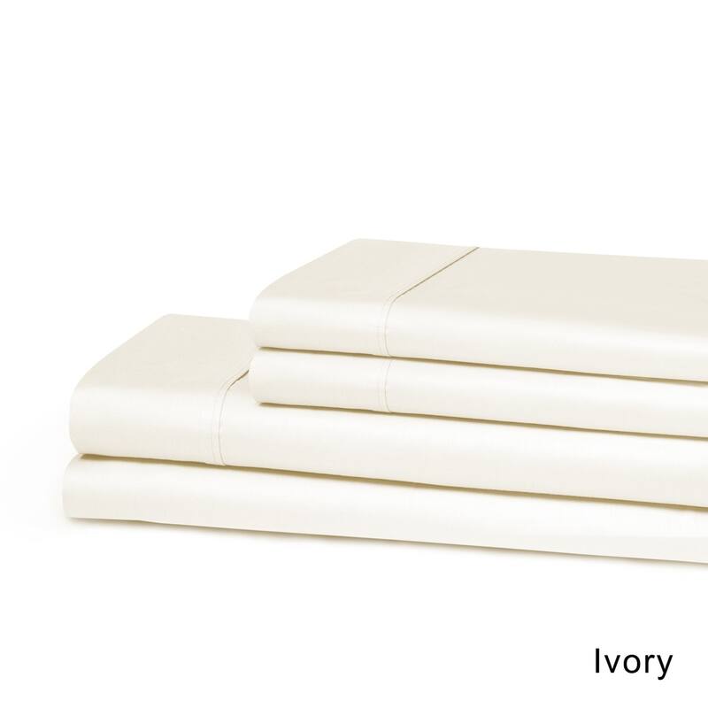 Superior Cotton Breathable Deep Pocket Solid Bed Sheet Set