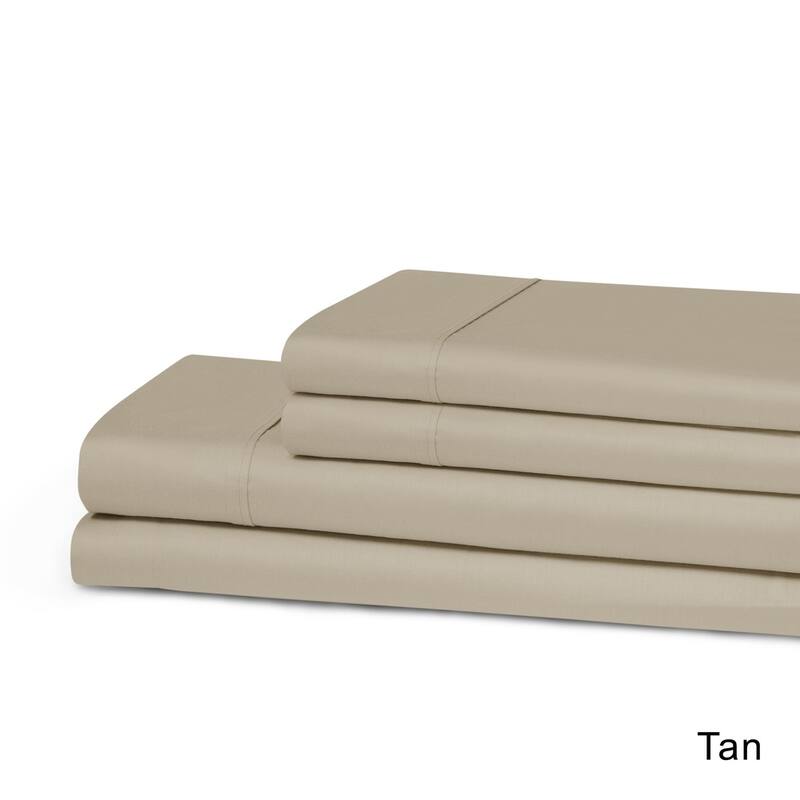 Superior Cotton Breathable Deep Pocket Solid Bed Sheet Set