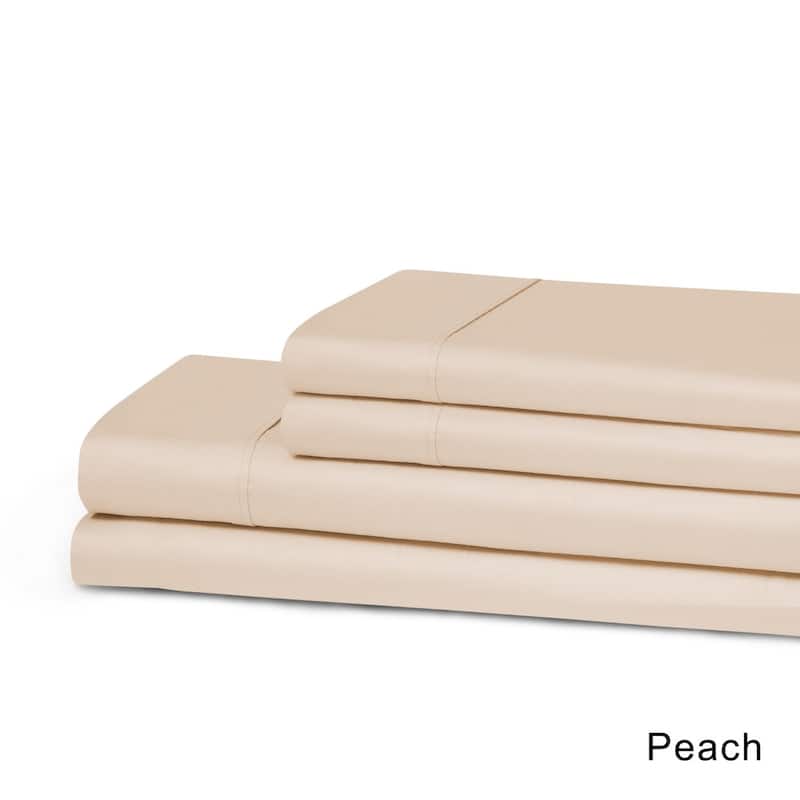 Superior Cotton Breathable Deep Pocket Solid Bed Sheet Set