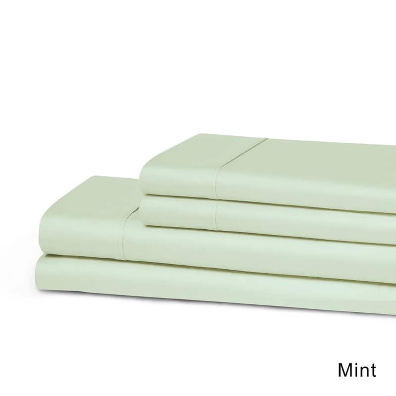 Superior Cotton Breathable Deep Pocket Solid Bed Sheet Set