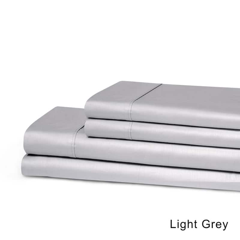 Superior Cotton Breathable Deep Pocket Solid Bed Sheet Set
