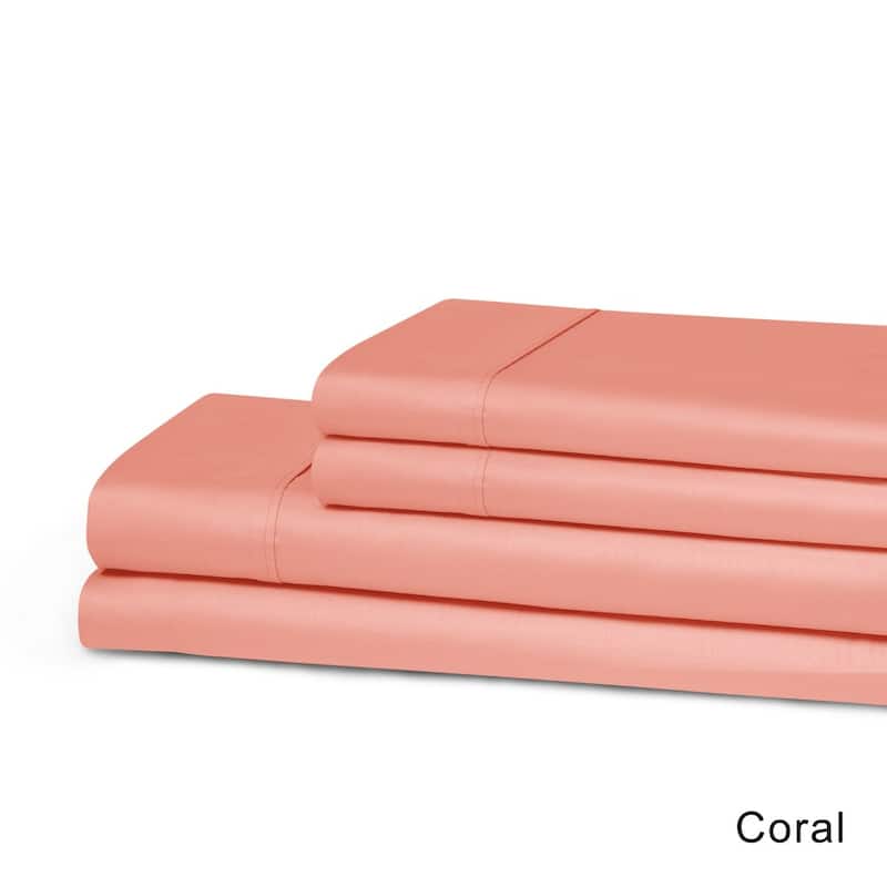 Superior Cotton Breathable Deep Pocket Solid Bed Sheet Set