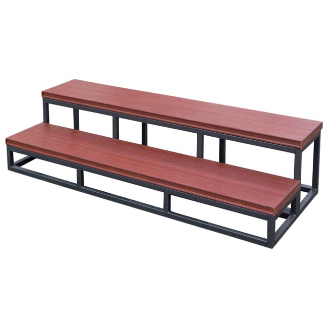 American Spas Plastic and Metal 2-tier Spa Step