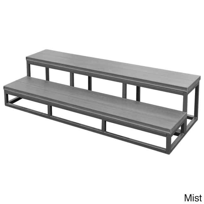 Cal Metro Plastic and Metal 2-tier Spa Step
