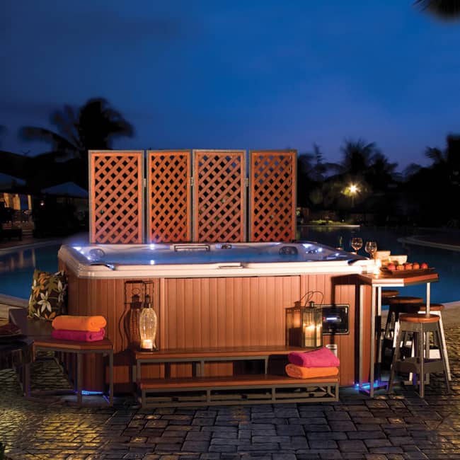 Cal Metro Plastic and Metal 2-tier Spa Step